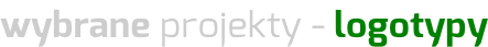 wybrane projekty - logotypy